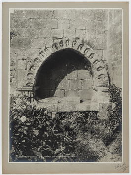 Vorschaubild Montbron: Kirche, Grabnische, 1891. Foto von Séraphin-Médéric Mieusement